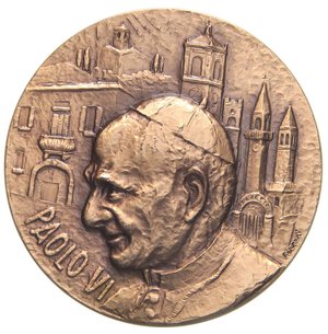 obverse: MEDAGLIE - PAPALI - Paolo VI (1963-1978) - Medaglia Comune di Concesio   AE  Opus: Ferrari Ø 55. FDC