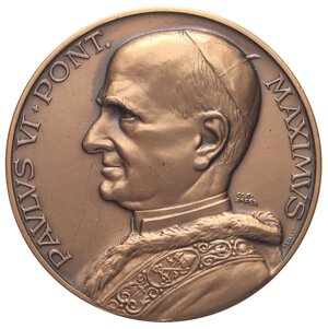 obverse: MEDAGLIE - PAPALI - Paolo VI (1963-1978) - Medaglia Concilio Vaticano II, Padri Conciliari   AE  Opus: Affer Ø 50. FDC