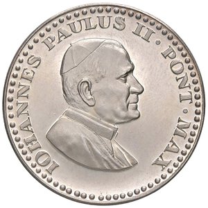 obverse: MEDAGLIE - PAPALI - Giovanni Paolo II (1978-2005) - Medaglia 1983 - Anniversario della Redenzione   (AG g. 15,8) Ø 37AG925 Segnetti. FS