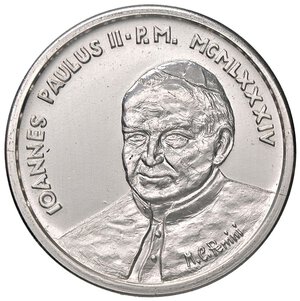 obverse: MEDAGLIE - PAPALI - Giovanni Paolo II (1978-2005) - Medaglia 1984   MB  Ø 40. qFDC