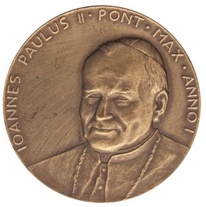 obverse: MEDAGLIE - PAPALI - Giovanni Paolo II (1978-2005) - Medaglia 1978 A. I - TOTUS TUUS   AE  Opus: Vistoli Ø 44. FDC