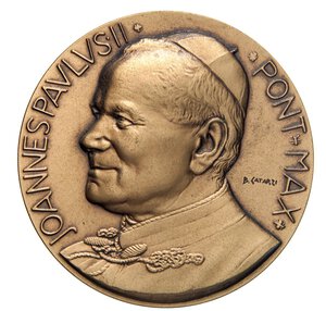 obverse: MEDAGLIE - PAPALI - Giovanni Paolo II (1978-2005) - Medaglia 1999 - Buon Natale   AE  Ø 60In astuccio. FDC