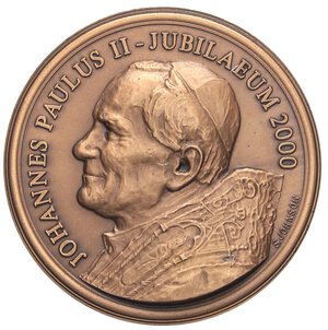 obverse: MEDAGLIE - PAPALI - Giovanni Paolo II (1978-2005) - Medaglia 2000 - Giubileo, cupola di San Pietro   AE  Ø 40. FDC