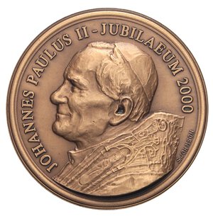 obverse: MEDAGLIE - PAPALI - Giovanni Paolo II (1978-2005) - Medaglia 2000 - Giubileo, le quattro Basiliche   AE  Ø 40. FDC