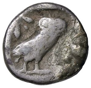 reverse: GRECHE - ATTICA - Atene  - Dracma Sear 2527  (AG g. 4,08) Appiccagnolo rimosso. MB