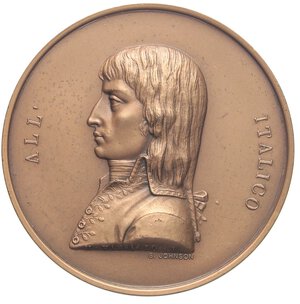 obverse: MEDAGLIE - CITTA  - Milano  - Medaglia 1996 - Napoleone, bicentenario entrata in città   AE  Ø 48. FDC