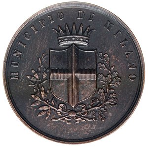 obverse: MEDAGLIE - CITTA  - Milano  - Medaglia Tiro a segno della Guardia Nazionale   AE  Ø 39Appiccagnolo rimosso al R/. BB