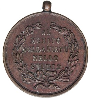 reverse: MEDAGLIE - CITTA  - Padova  - Medaglia Collegio delle Dimesse   AE  Ø 33 Colpetto. qSPL