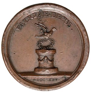 reverse: MEDAGLIE - CITTA  - Pavia  - Medaglia 1775 - Claudia Litta Visconti Arese (moglie di Ferdinando Cusani, Marchese di Chignolo), 1749-1830  R AE  Ø 34. BB+