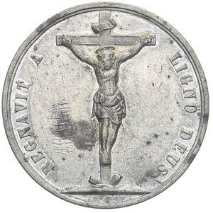 obverse: MEDAGLIE - CITTA  - Pescia  - Medaglia 1899 - Pellegrinaggio al ss. Crocifisso   AG  Ø 40 Segni. BB