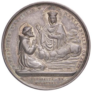 obverse: MEDAGLIE - CITTA  - Tivoli  - Medaglia Santa Maria delle Grazie   (AG g. 23,95) Opus: Zaccagnini Ø 37 Colpetti. SPL