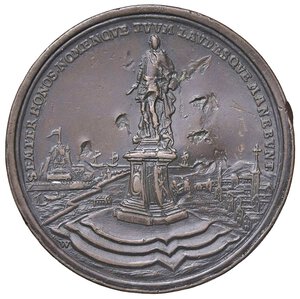 reverse: MEDAGLIE - CITTA  - Venezia  - Medaglia 1716 - Matthias Johann von der Schulenburg, per la vittoria contro i turchi   AE  Ø 38 Colpetti. BB