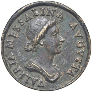 obverse: MEDAGLIE - PERSONAGGI - Messalina (moglie di Claudio) - Medaglia   AE  Ø 35. BB+