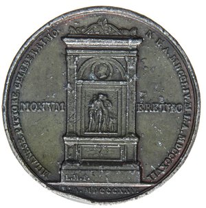 reverse: MEDAGLIE - PERSONAGGI - Andrea Appiani (pittore) (1754-1817) - Medaglia 1826 - Alla memoria Br. 1885  PB  Opus: Manfredini Ø 42 Colpo. bel BB