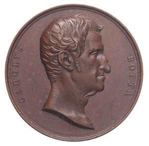 obverse: MEDAGLIE - PERSONAGGI - Carlo Botta (politico e storico) (1766-1837) - Medaglia   AE  Opus: Galeazzi Ø 43. SPL+