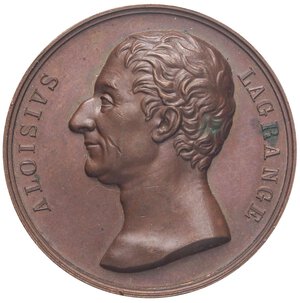 obverse: MEDAGLIE - PERSONAGGI - Giuseppe Luigi Lagrange (matematico) (1736-1813) - Medaglia   AE  Opus: Gattazzi Ø 43 Segno al D/. SPL/qFDC