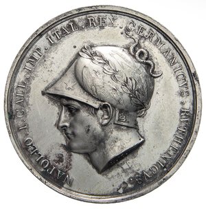 obverse: MEDAGLIE - NAPOLEONICHE - Napoleone I, Imperatore (1804-1814) - Medaglia 1805 - Presa di Vienna Br. 844  (MA g. 38,54) Opus: Manfredini Ø 42. bello SPL