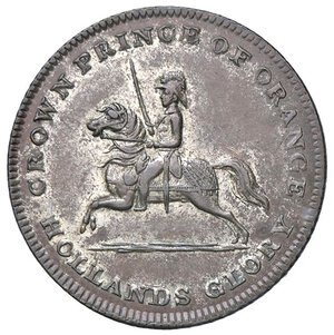 obverse: MEDAGLIE - NAPOLEONICHE - Napoleone I, Imperatore (1804-1814) - Medaglia 1815 - Battaglia di Waterloo Bramsen 1640 R MB  Ø 25. qSPL