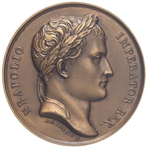 obverse: MEDAGLIE - NAPOLEONICHE - Napoleone I, Imperatore (1804-1814) - Medaglia 1807 - Battaglia di Eylau   AE  Opus: Andrieu Ø 40BR sul bordo. qFDC