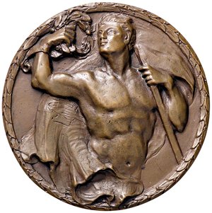 obverse: MEDAGLIE - FASCISTE  - Medaglia   AE  Ø 115. SPL