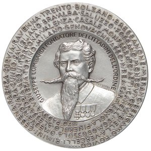 obverse: MEDAGLIE - REPUBBLICA  - Medaglia 2000 - Servizio di guardia alla Sindone   (AG g. 110,8) Ø 60AG925 - In scatola. FDC