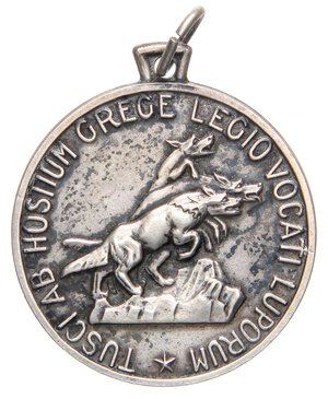 obverse: MEDAGLIE - REPUBBLICA  - Medaglia 78° batt. Lupi di Toscana   AG  Ø 28. SPL