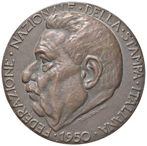 obverse: MEDAGLIE - REPUBBLICA  - Medaglia 1950 - FNSI   AE  Ø 78. BB+