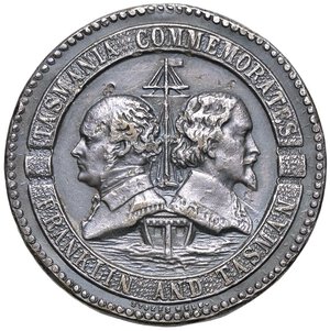 obverse: MEDAGLIE ESTERE - AUSTRALIA - Giorgio VI (1936-1952) - Medaglia 1938 - Tasmania, Hobart Centenary Royal Regatta  R MB  Ø 35 Colpetti. BB+