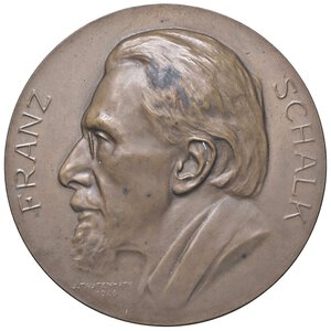 obverse: MEDAGLIE ESTERE - AUSTRIA - Prima Repubblica (1918-1938) - Medaglia 1926 - Franz Schalk, musicista e compositore   AE  Ø 49. SPL