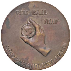 reverse: MEDAGLIE ESTERE - GERMANIA - Repubblica di Weimar (1919-1933) - Medaglia 1929 - Hugo Grunthal, numismatico berlinese   AE  Ø 55. BB