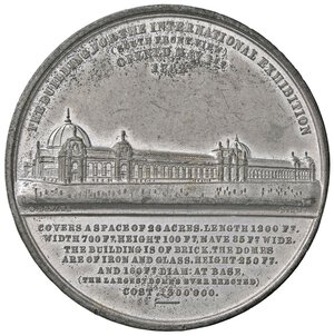 obverse: MEDAGLIE ESTERE - GRAN BRETAGNA - Vittoria (1837-1901) - Medaglia 1862 - Esposizione internazionale di Londra   AE  Ø 51. qSPL