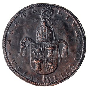 obverse: MEDAGLIE ESTERE - OLANDA  - Medaglia uniface Stemma di Saint-Bavon e Viglius   PB  Ø 54Rovescio della medaglia di Viglius Ayta van Zuichem Postuma. qSPL