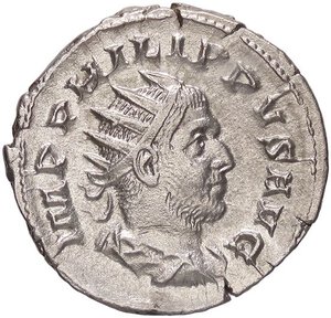 obverse: ROMANE IMPERIALI - Filippo I (244-249) - Antoniniano C. 178; RIC 16  (AG g. 4,61). BB-SPL