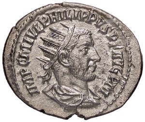 obverse: ROMANE IMPERIALI - Filippo I (244-249) - Antoniniano C. 113; RIC 69  (AG g. 4,5). BB+