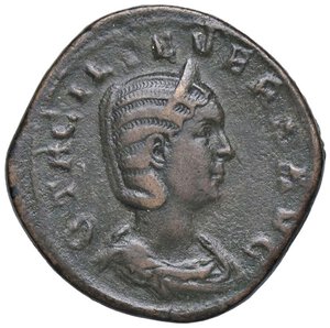 obverse: ROMANE IMPERIALI - Otacilia Severa (moglie di Filippo I) - Sesterzio C. 5; RIC 203  (AE g. 15,48). BB