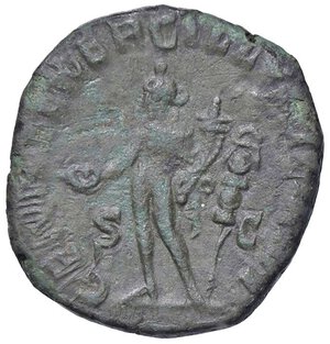 reverse: ROMANE IMPERIALI - Traiano Decio (249-251) - Sesterzio C. 52  (AE g. 16,4). qSPL/BB+