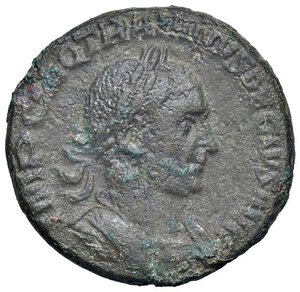 obverse: ROMANE IMPERIALI - Traiano Decio (249-251) - Asse C. 71  (AE g. 9,95). qBB