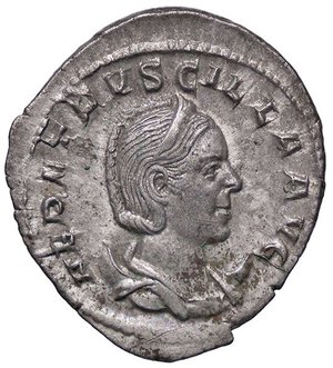 obverse: ROMANE IMPERIALI - Erennia Etruscilla (moglie di Traiano Decio) - Antoniniano C. 19; RIC 59b  (AG g. 3,76). qSPL/BB+