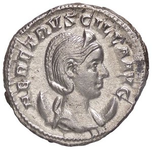 obverse: ROMANE IMPERIALI - Erennia Etruscilla (moglie di Traiano Decio) - Antoniniano C. 19; RIC 59b  (AG g. 4,31). BB+/BB