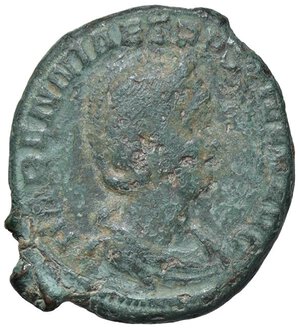 obverse: ROMANE IMPERIALI - Erennia Etruscilla (moglie di Traiano Decio) - Asse C. 23  (AE g. 10). qBB