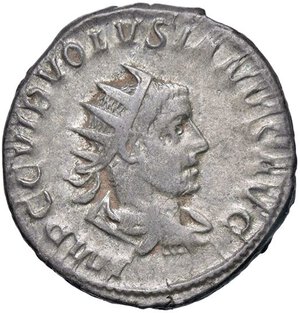 obverse: ROMANE IMPERIALI - Volusiano (251-253) - Antoniniano C. 133; RIC 206  (AG g. 3,6). BB