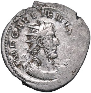 obverse: ROMANE IMPERIALI - Gallieno (253-268) - Antoniniano   (AG g. 2,85). qBB