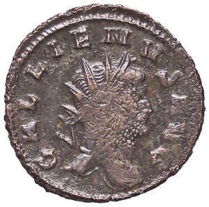 obverse: ROMANE IMPERIALI - Gallieno (253-268) - Antoniniano C. 345; RIC 207  (MI g. 3,2). qBB