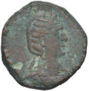 obverse: ROMANE IMPERIALI - Salonina (moglie di Gallieno) - Sesterzio C. 122 (12 Fr.)  (AE g. 19,3). meglio di MB