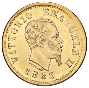 obverse: VARIE - Curiosità  Moneta/medaglia di fantasia da 10 lire 1863 in AU, gr. 3,20 - NO RETURN. SPL