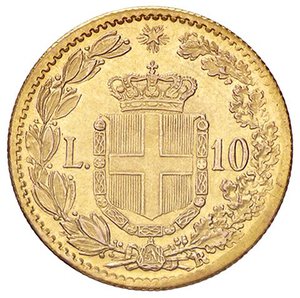 reverse: VARIE - Curiosità  Moneta/medaglia di fantasia da 10 lire 1863 in AU, gr. 3,20 - NO RETURN. SPL