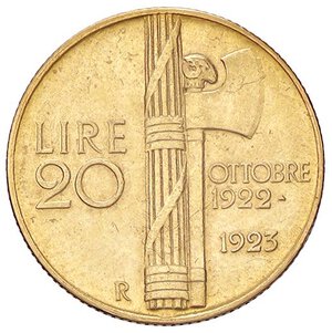 reverse: VARIE - Curiosità  Replica di moneta da 20 lire 1923 in AU, gr. 6,59 - NO RETURN. SPL