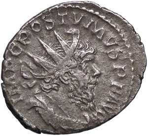 obverse: ROMANE IMPERIALI - Postumo (259-278) - Antoniniano C. 80; RIC 60  (MI g. 3,5). bel BB