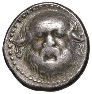 obverse: Raccolta di falsi da studio - Restrike collection - Falsi-Restrike (da studio, moderni, ecc.) - Catania  - Dracma   (AG g. 4,56). BB