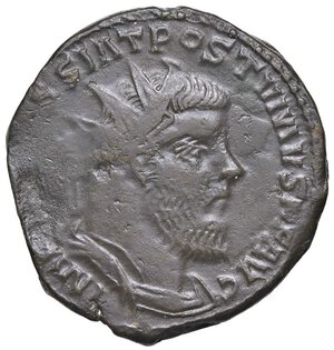 obverse: ROMANE IMPERIALI - Postumo (259-278) - Doppio sesterzio   (AE g. 20,41). meglio di MB